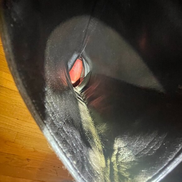 Gucci Interlocking G Logo Leather Riding Boots Sz7 with dustbag - Picture 9 of 12